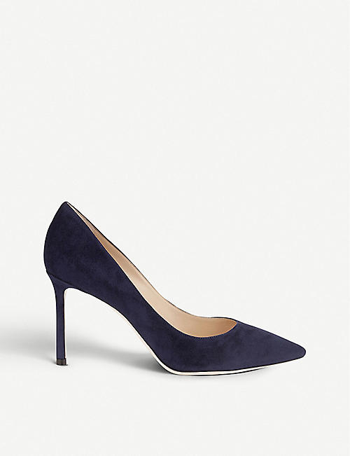 JIMMY CHOO: Romy 85 suede courts