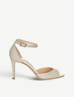 Jimmy choo annie 85 hot sale ivory