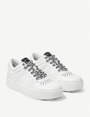 jimmy choo hawaii trainers white