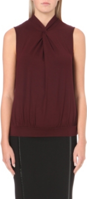 KAREN MILLEN   Knot jersey top