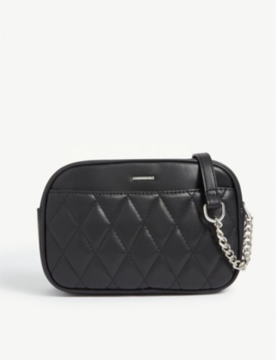 karen millen black quilted bag