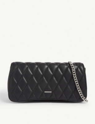 karen millen black quilted bag