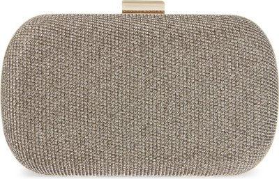 karen millen gold clutch bag