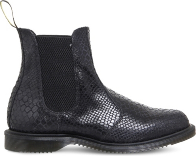 dr marten snakeskin boots