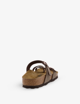 birkenstock mayari cross strap sandals mocha