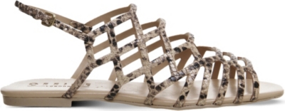 OFFICE   Beau snakeskin effect PU sandals