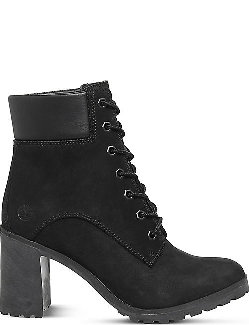 TIMBERLAND: Allington 6 leather heeled ankle boots