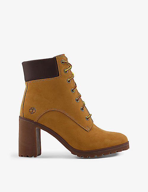 TIMBERLAND: Allington 6 leather heeled ankle boots