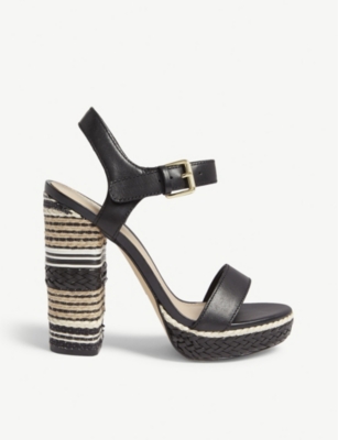 aldo black platform sandals