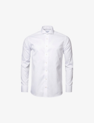ETON: Slim-fit single-cuff cotton-twill shirt