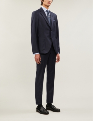ETON: Slim-fit French-cuff cotton-twill shirt