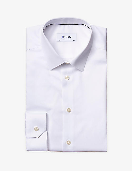 ETON：超修身版型斜纹棉衬衫