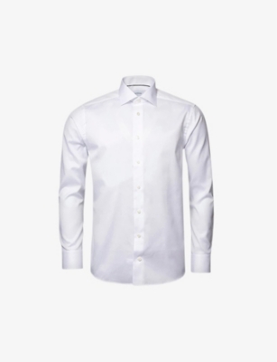 ETON: Slim-fit cotton-twill shirt