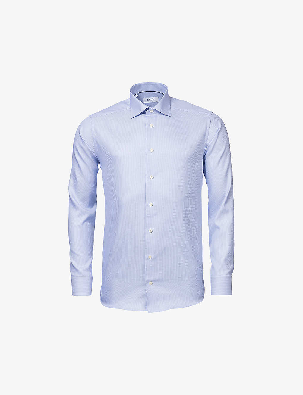 Eton Slim-fit Cotton-twill Shirt In Blue