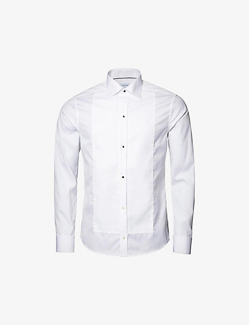 ETON: Super slim-fit cotton-poplin dress shirt