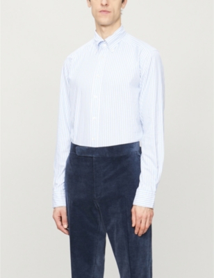 Eton Regular-fit Cotton Shirt In Blue