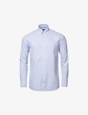 Eton Regular-fit Cotton Shirt In Blue