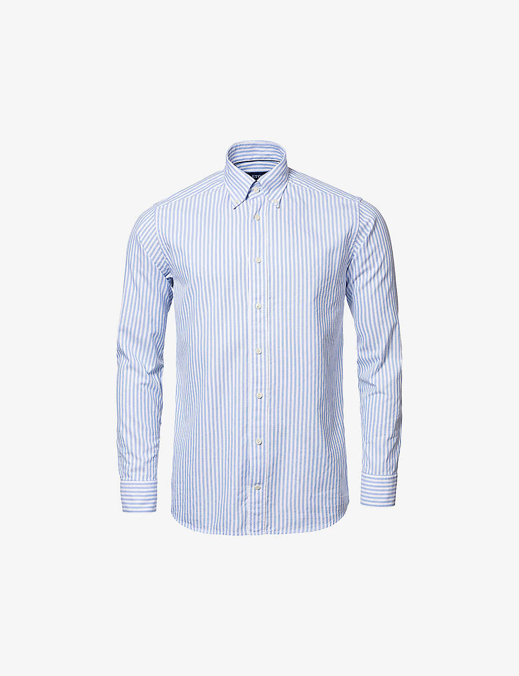 Eton Striped Regular-fit Cotton Shirt In Blue
