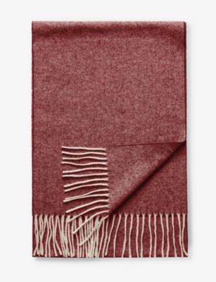 ETON: Herringbone wool scarf