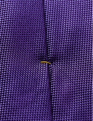 Shop Eton Geometric-weave Silk Tie In Dark Purple