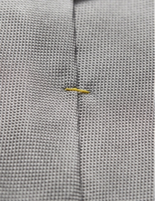 Eton Mens Mid Grey Geometric-weave Silk Tie In Mid Grey