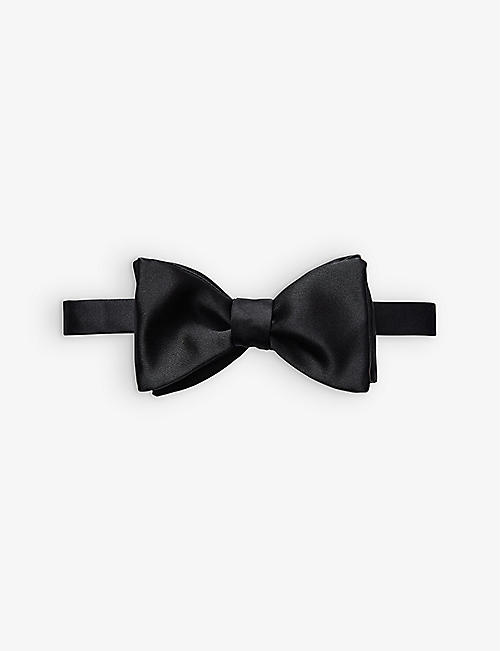 ETON: Evening tied silk bow tie