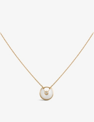 cartier mother of pearl necklace