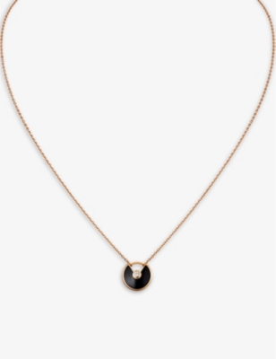 cartier black necklace