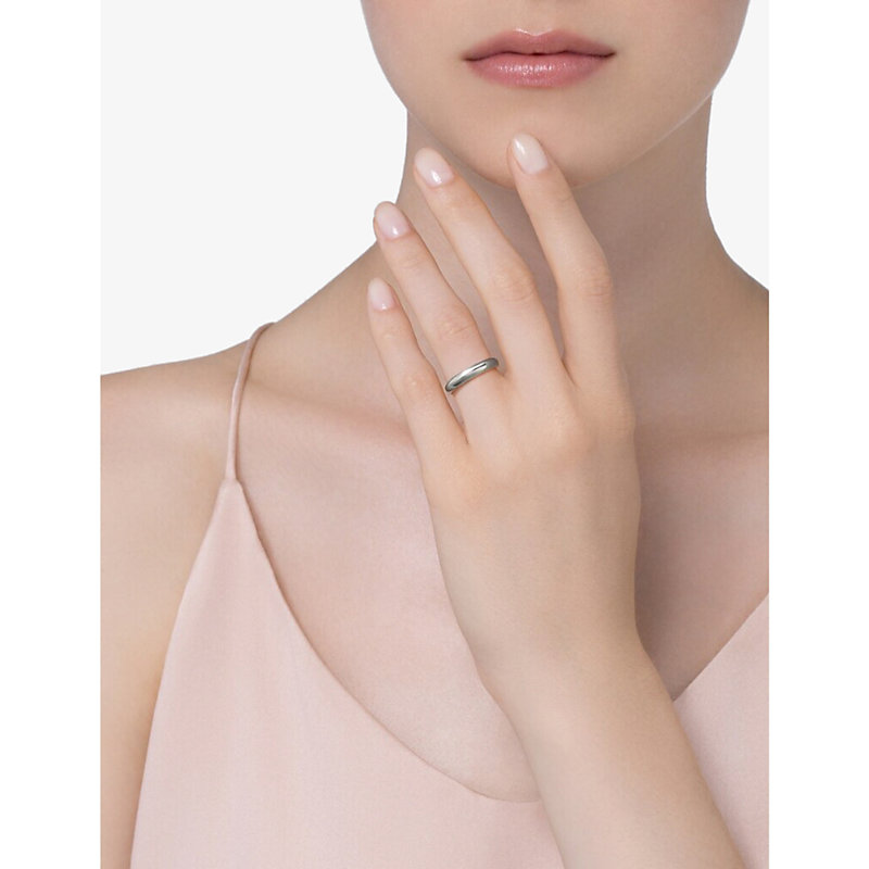 Shop Cartier Women's 1895 Platinum Wedding Ring