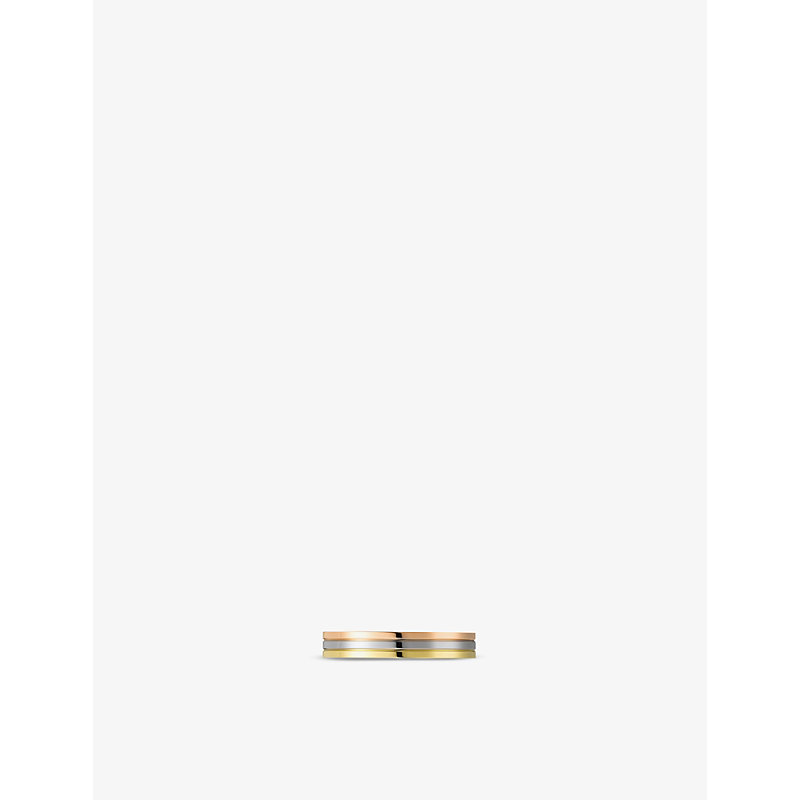 Shop Cartier Womens Rose Vendome Louis 18ct White-gold, Yellow-gold And Rose-gold Wedding Ring