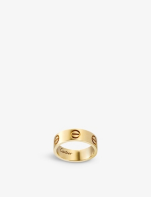 cartier yellow gold ring