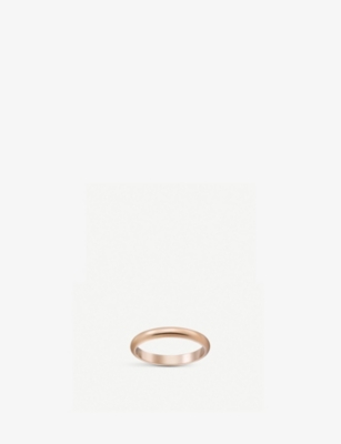 cartier rose gold wedding ring