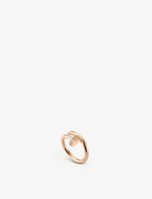 Cartier Juste Un Clou 18ct Rose-gold And Diamond Ring