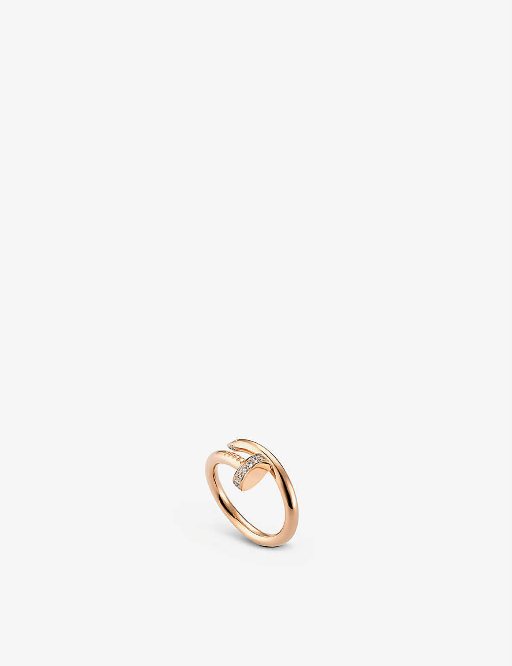 Cartier Juste Un Clou 18ct Rose-gold And Diamond Ring