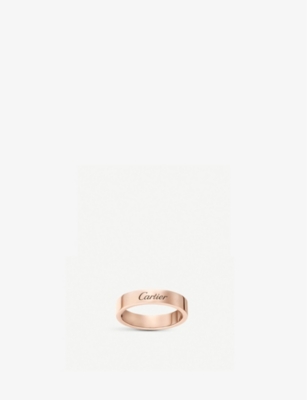 C de Cartier rose-gold wedding ring 