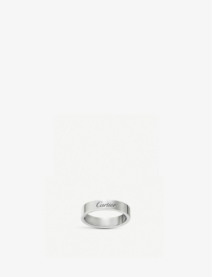 Cartier Womens C De Platinum Wedding Ring