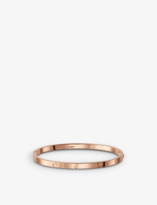CARTIER - LOVE small 18ct pink-gold 