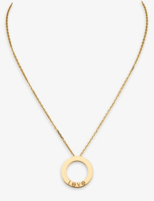 CARTIER: LOVE 18ct yellow-gold necklace