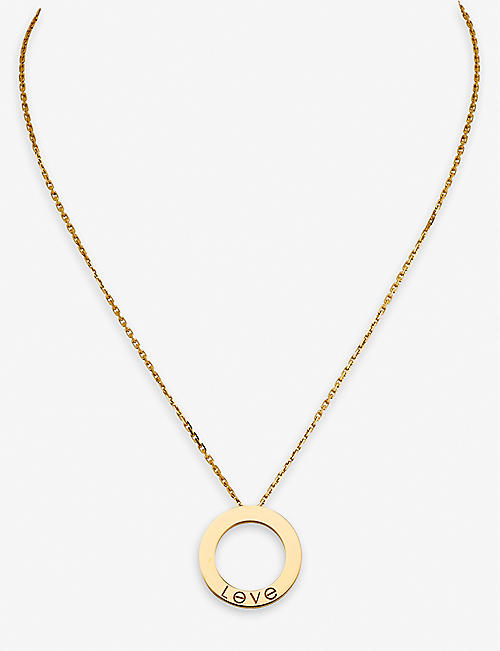 CARTIER: LOVE 18ct yellow-gold necklace