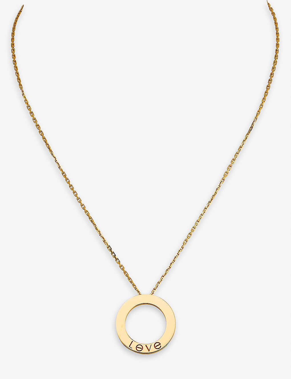 Cartier Womens Gold Love 18ct Yellow-gold Necklace
