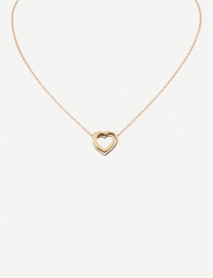 CARTIER - Trinity Heart 18ct three-gold necklace | Selfridges.com
