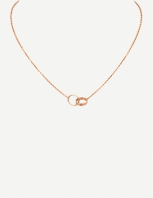 CARTIER: LOVE 18ct rose-gold necklace