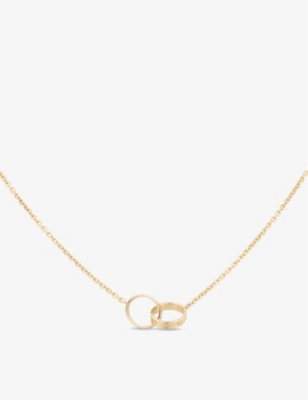 CARTIER LOVE 18ct yellow gold necklace Selfridges