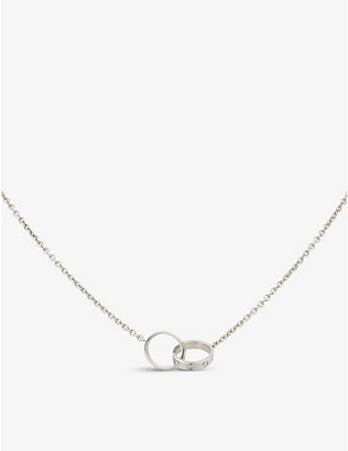 CARTIER: LOVE 18ct white-gold necklace