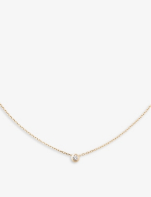 Cartier Women's D'amour Large 18ct Yellow-gold And 0.18ct Diamond Necklace