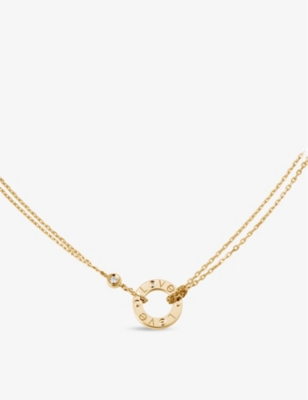 Cartier Love 18ct Yellow-gold And Diamond Necklace