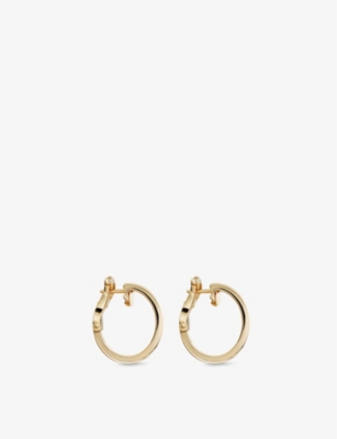 Shop Cartier Womens Gold Love 18ct Yellow-gold Hoop Earrings