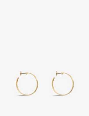 Shop Cartier Women's Love 18ct Yellow-gold Earrings