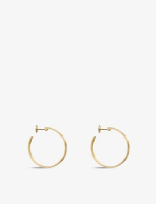 CARTIER: Love 18ct yellow-gold earrings