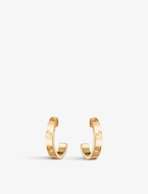 cartier earrings gold